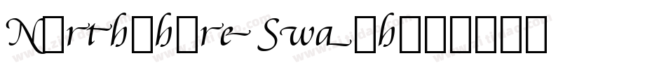 Northshire Swash字体转换